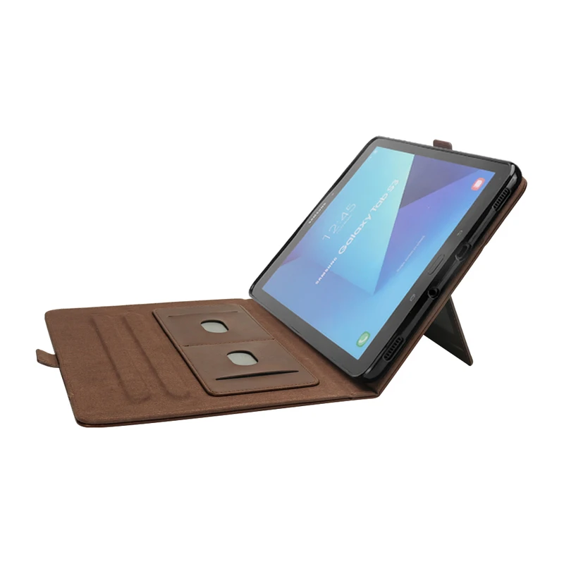 Многофункциональный кожаный чехол в стиле ретро для samsung Galaxy Tab S3, 9,7 дюймов, T820, бизнес-стенд, смарт-чехол для samsung Tab T825