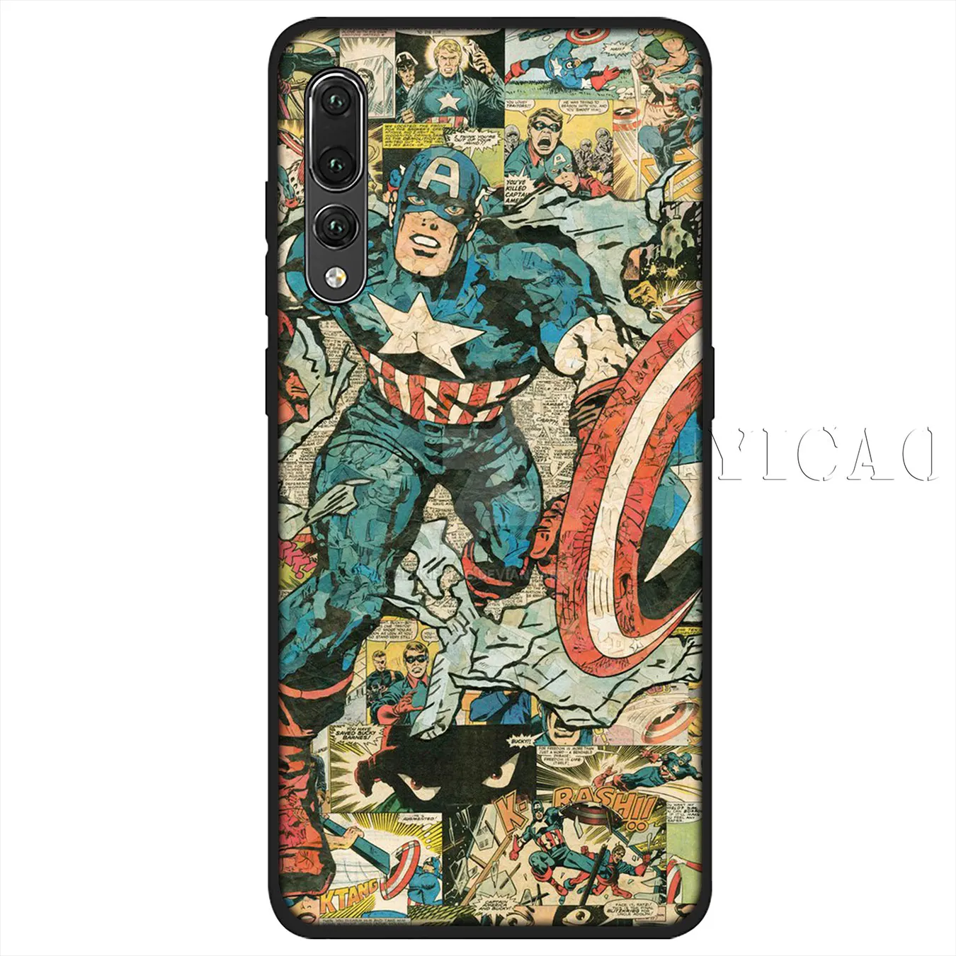 Мягкий силиконовый чехол IYICAO для Huawei P30 P20 Pro P10 P9 P8 Lite Mini 2017 2016 2015 P smart Z 2019 |