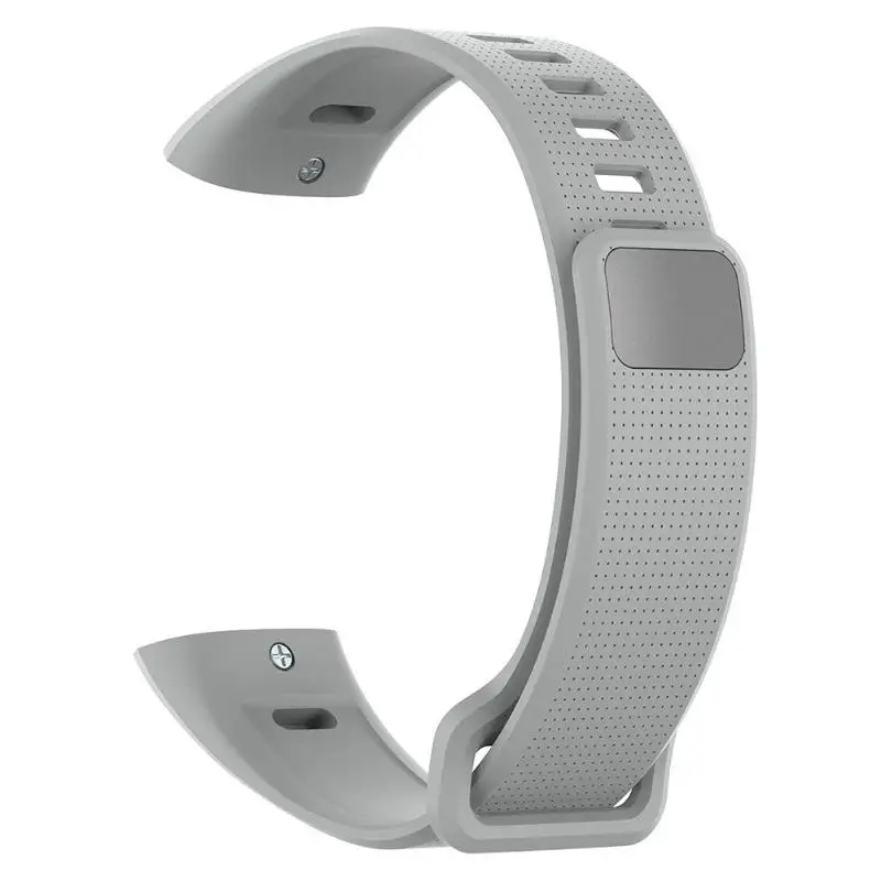 Силиконовый ремешок для часов Ремешок Для huawei Band 2/Band 2 Pro/ERS-B19/ERS-B29 белый черный серый синий - Цвет: Серый