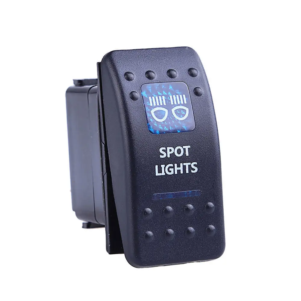 

EE Поддержка водонепроницаемый бар Карлинг Рокер тумблер синий светодиодный точечный свет универсальный авто аксессуары продажи