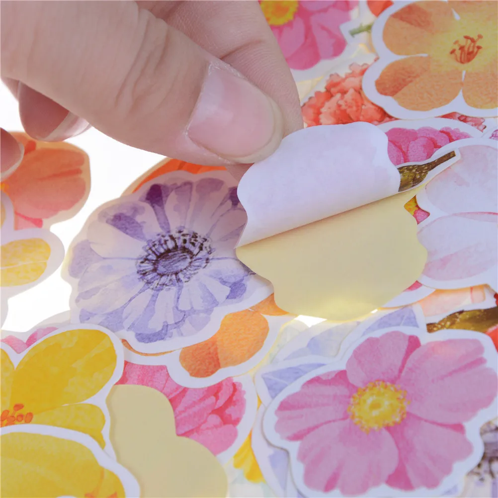 45 шт./лот (1 коробка) креативный DIY цветок стикер Скрапбукинг Печать kawaii подарок |