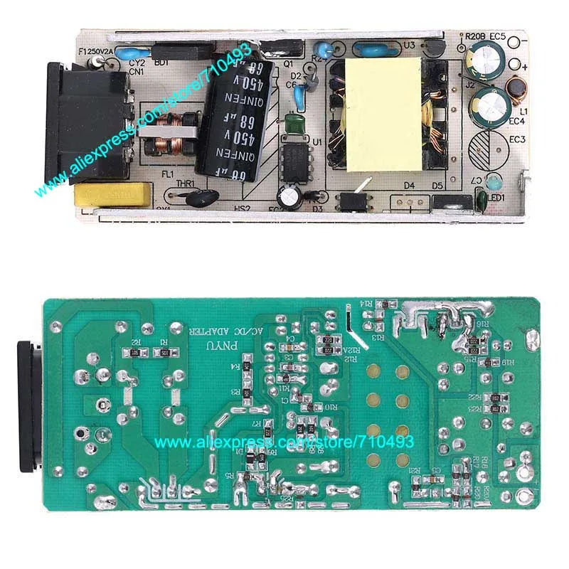 С IC чипом DC 24V 2A LED Импульсный источник питания адаптер AC100-240V к DC24V 48W трансформатор