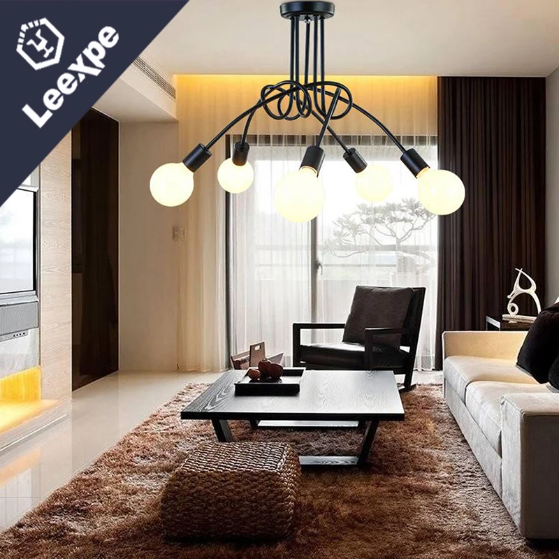 Светодиодные светильники потолочные для гостиной Luminaria E27 fixutures детей дома lampras де