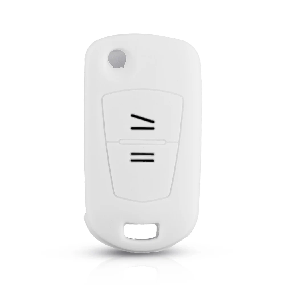 

Dandkey Silicone Car Remote Key Fob Shell Cover Case For Vauxhall Opel Astra Vectra Zafira 2 Buttons Cover Case Shell Protect