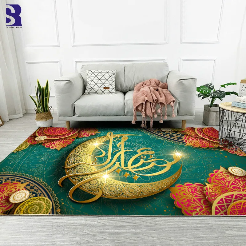 Фото SunnyRain 1 шт. Рамадан ковры и для гостиной мусульманский коврик спальни большой