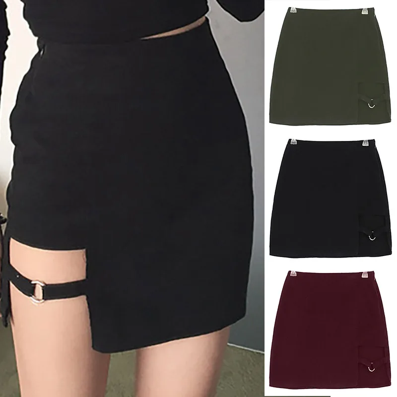 

Новые женские полусапожки необычные женские Мини Высокая Талия Slim Fit Нерегулярные юбка для лета VK-ING