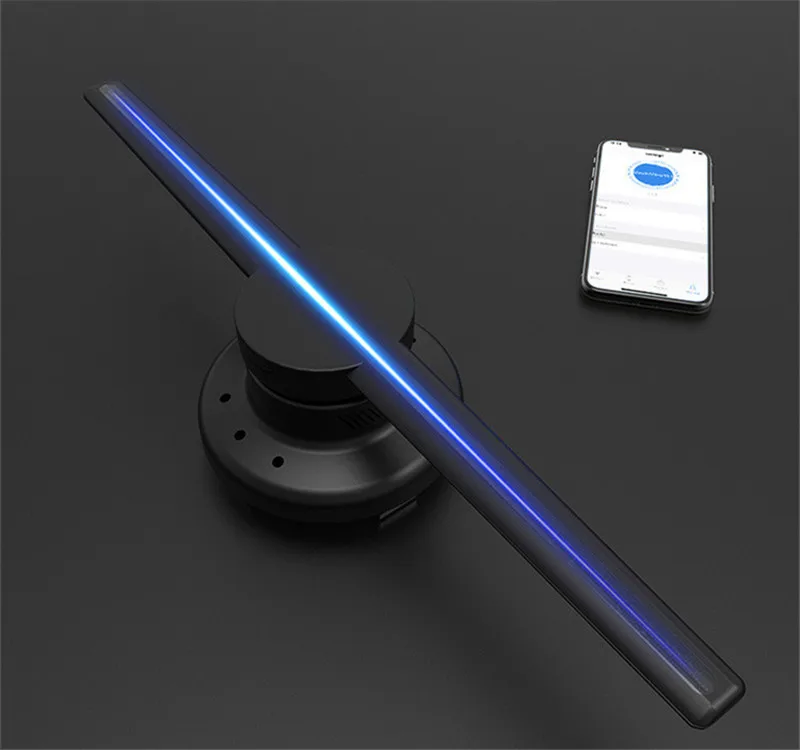 3d голографический проектор логотипа голографический вентилятор шлем-проектор голограмм рекламный светодиодный логотип Publicidad 320 светодиодные огни