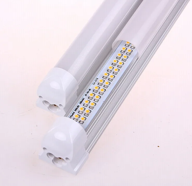 40 шт. интегрированные светодиодные трубки t8 8ft 2 4 м 2400 мм 65 Вт 7000LM AC85 277v