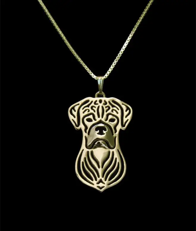 Новейшее уникальное ожерелье ручной работы с кулоном-боксером Женское