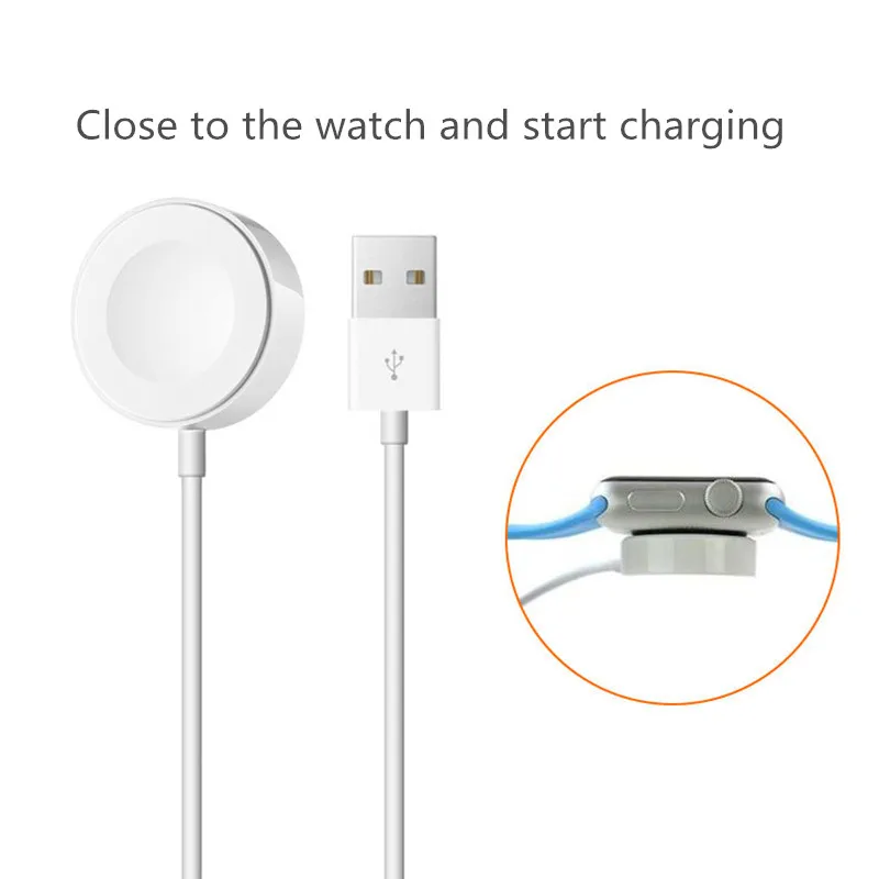 MAXSHARER QI Mini USB магнитной Беспроводной часы Зарядное устройство зарядный кабель