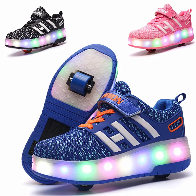 Heelys Child Jazzy Junior для девочек и мальчиков светодиодный светильник детская обувь