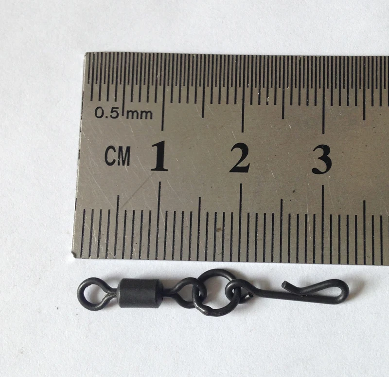 20 шт. X Wise Tackle Kwik Change Flexi Ring Swivel в антибликовом цвете-Размер 4 (Великобритания Размер