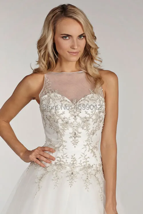 Free Shipping 2014 Fashionable Embroidery Organza Wedding Dress Bridal Gown Sweetheart neck Vestido de noiva Custom Made Size | Свадьбы и