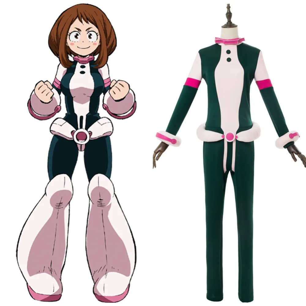 Boku no Hero Academy My academic костюм для косплея очако урарака Uraraka Ochako взрослых полный