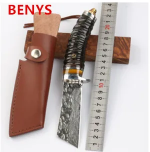 High Quality Damascus Knives Fixed Blade Hunting Knife Handle Camping Outdoor Straight Survival Free Shipping. | Инструменты
