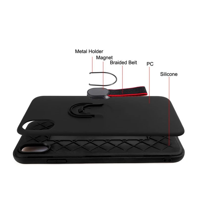 Чехол для Huawei Mate 20 Pro Lite 20Pro 10 9 P20 Nova 3e 3 3i P Smart Plus Honor 8X Play съемный Плетеный магнитный