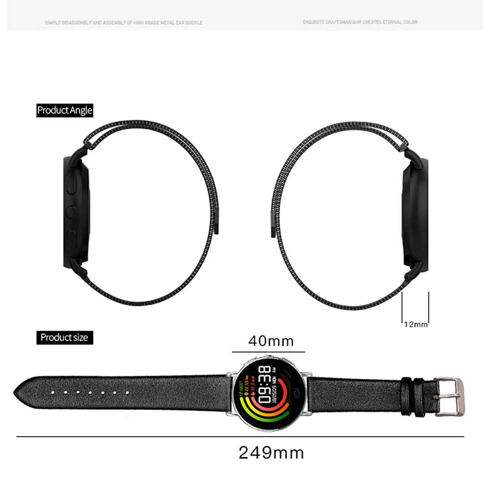 SANDA Смарт часы для Android iOS Бизнес Мужчины Bluetooth Smartwatch монитор сердечного ритма браслет полоса Спорт Фитнес женские часы