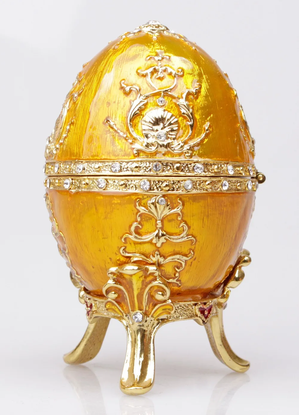 Эмалированное яйцо Petroika Larissa Faberge в стиле пасхи и Рождества Подарочная коробка