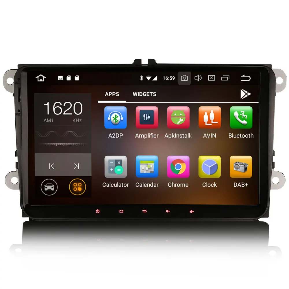 9 &quotAndroid 0 пирог OS автомобильный мультимидийный Навигатор Радио для Skoda Octavia 2004 2013