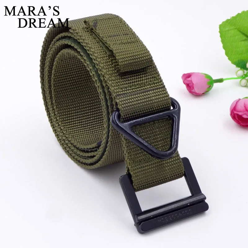 

Best YBT Unisex Belt Nylon Alloy Ring buckle Women Belt Cowboy Outdoor Sports Simple Fashion Casual High Quality Men Belt