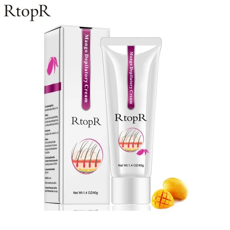 1 Pcs 40 г манго безболезненный эффективный крем для удаления волос для мужчин и женщин Отбеливание рук ног подмышек выпадение волос - Цвет: 1 Pcs