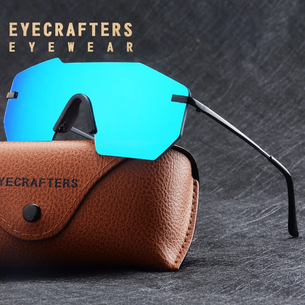 Роскошные женские брендовые дизайнерские солнцезащитные очки без оправы Модные