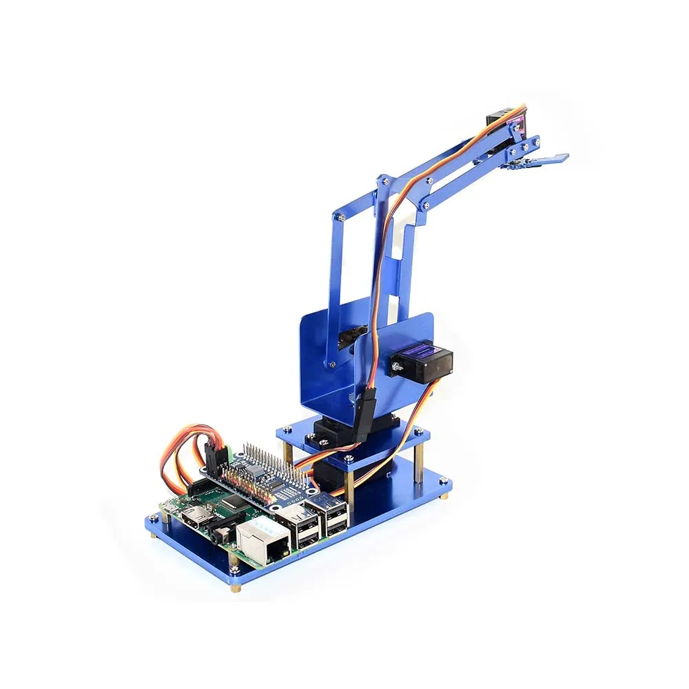 4 DOF металлический робот Arm Kit для Raspberry Pi пульт дистанционного управления Bluetooth /