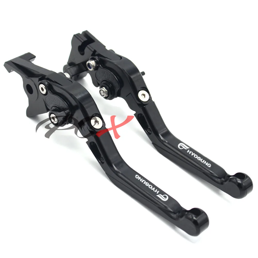 Мотоцикл CNC Заготовка алюминий Выдвижная сцепные рычаги для Hyosung GT250R 2006-2010 GT650R