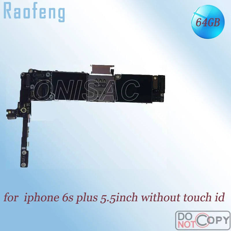 Разобранная материнская плата Raofeng 64 Гб без Touch ID для Iphone 6s plus версия 5 дюйма