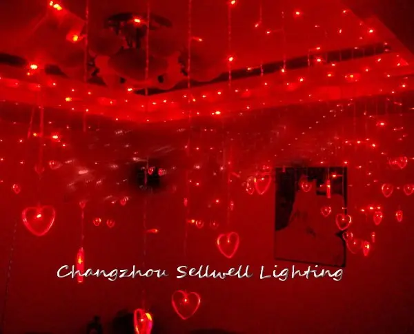 Rushed New Artificial Christmas Tree Great!led Ceiling Decoration Wedding Celebration Product 1*8m Coloured Lamp H242