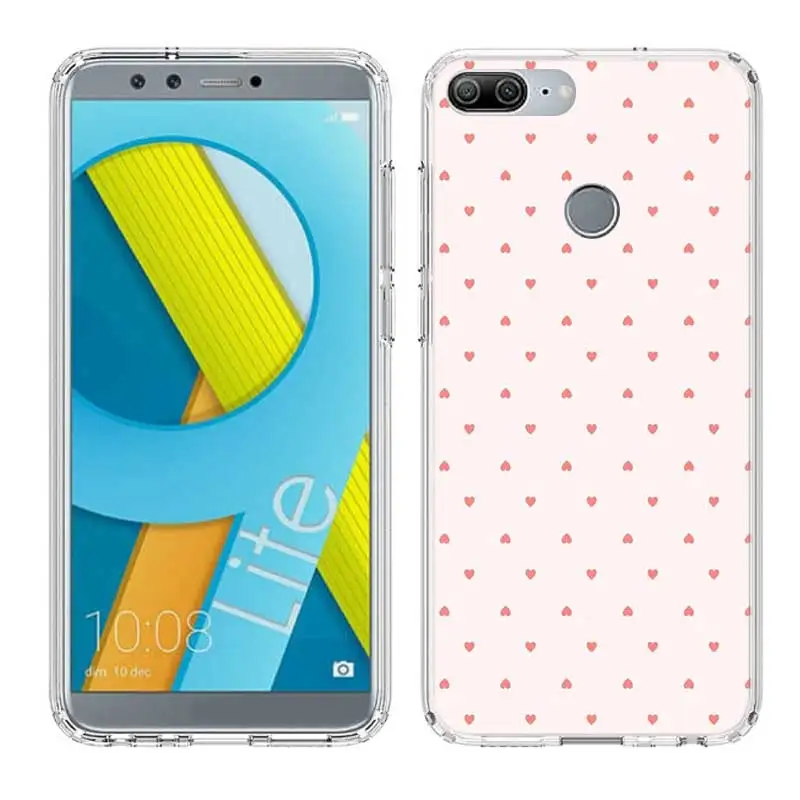 Милый мягкий с рисунком из ТПУ чехол в горошек для Huawei Honor 8X MAX 8 9 10 lite 7 7X 6X V9 Play V20