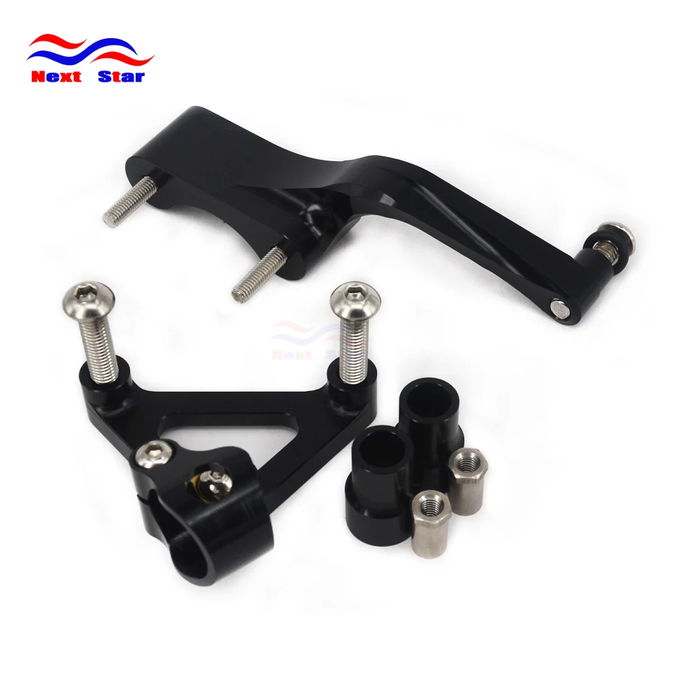 

Motorcycle CNC Mounting Holder Steering Damper Bracket Stabilizer For DUCATI 696 796 795