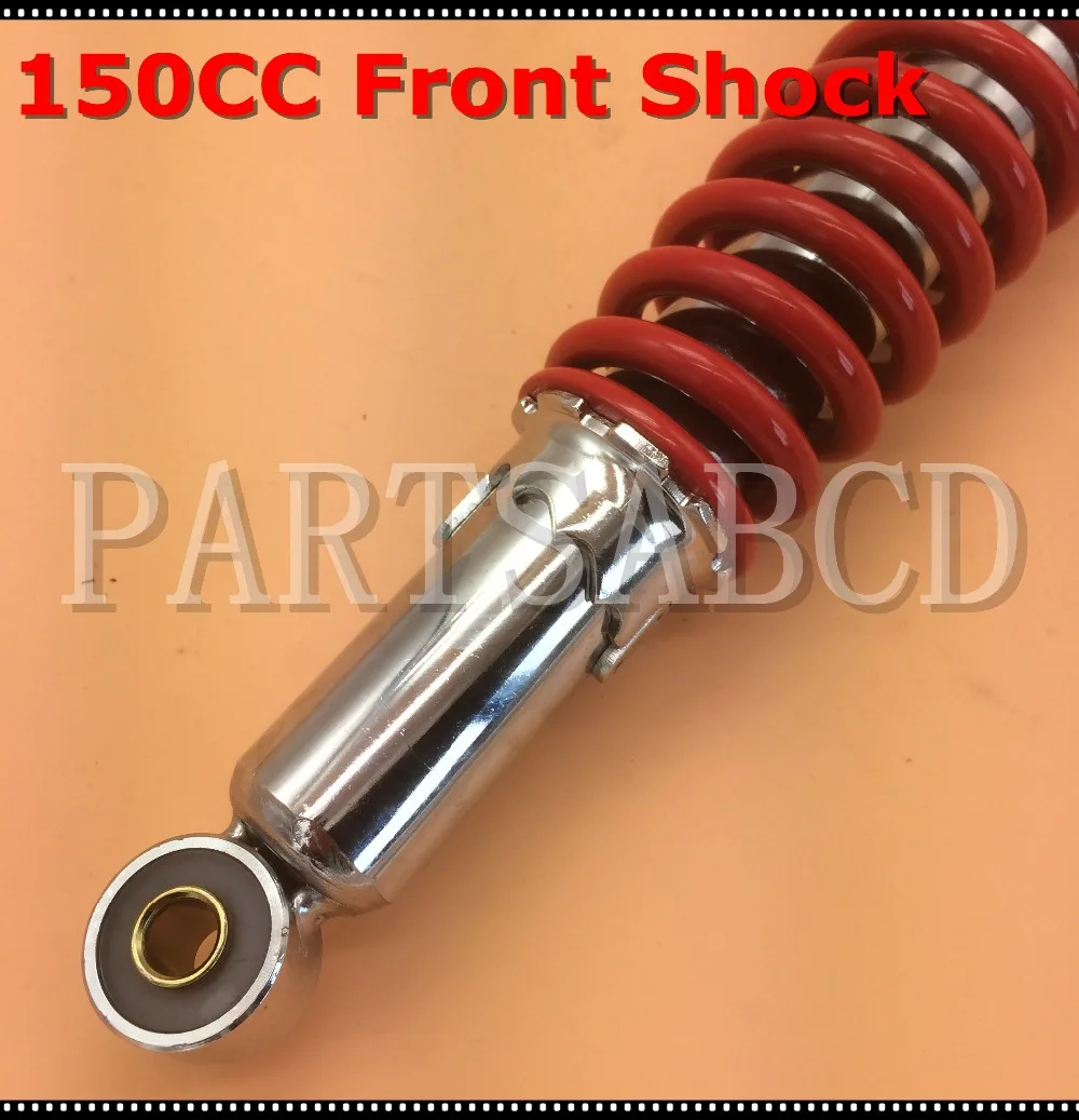 Горячая продажа красный цвет передний шок для Hammerhead 150CC Go Kart запчасти|go kart shocks|kart