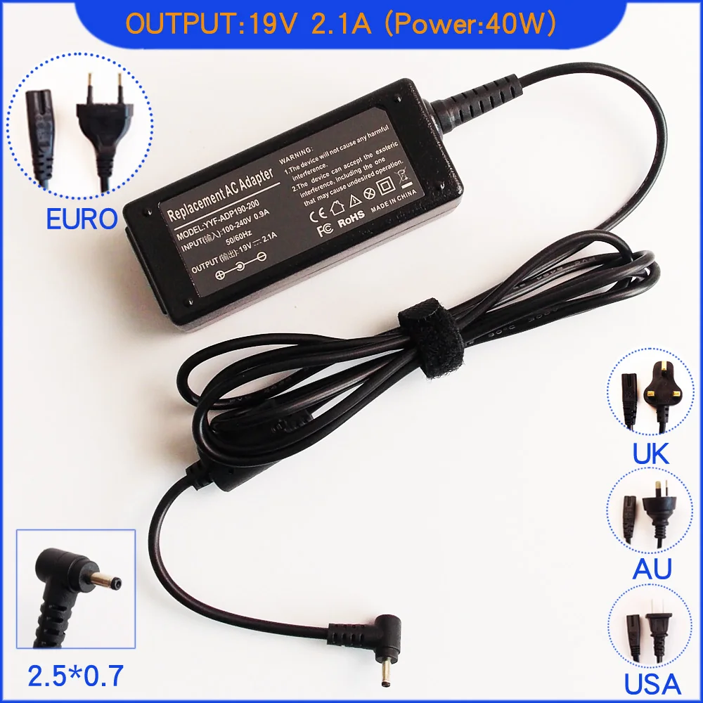 Новинка для ASUS Eee PC Seashell 1201 1201HAB 1201HA 1201PN ноутбук нетбук адаптер переменного тока