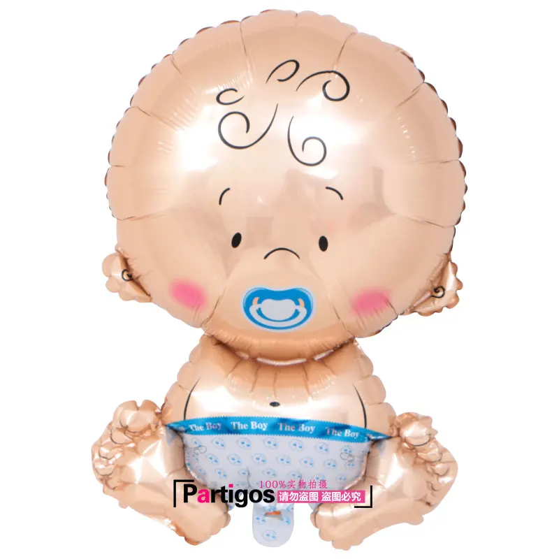 50 шт. Детские Соски мальчик девочка Фольга Шарики Baby Shower гелий надувные баллон