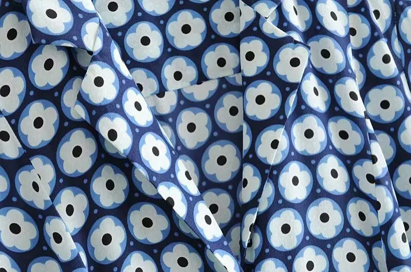 Женское платье с коротким рукавом и цветочным принтом | Женская одежда