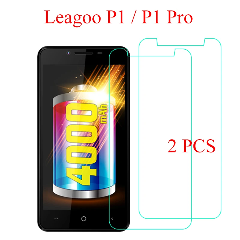 

2 шт. для Leagoo P1 Защита экрана для Leagoo p1 Защитная стеклянная пленка взрывозащищенное Закаленное стекло для Leagoo P1 Pro Phone