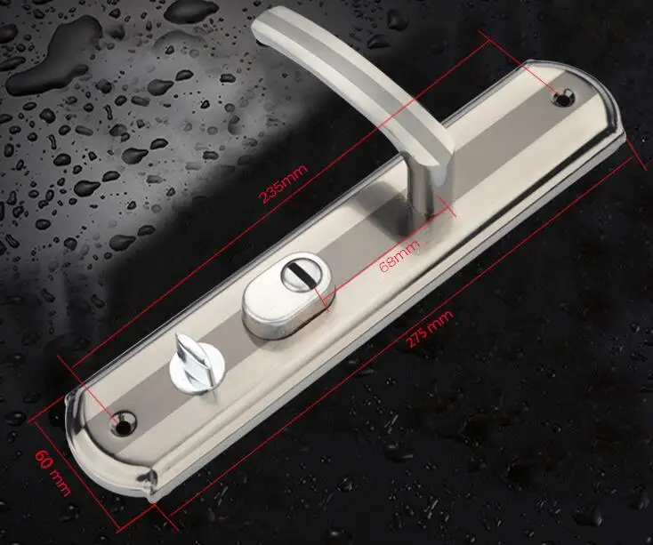 1 Practical door handle set anti-theft lock security lock double latch for bedroom bathroom furniture door lock accessories