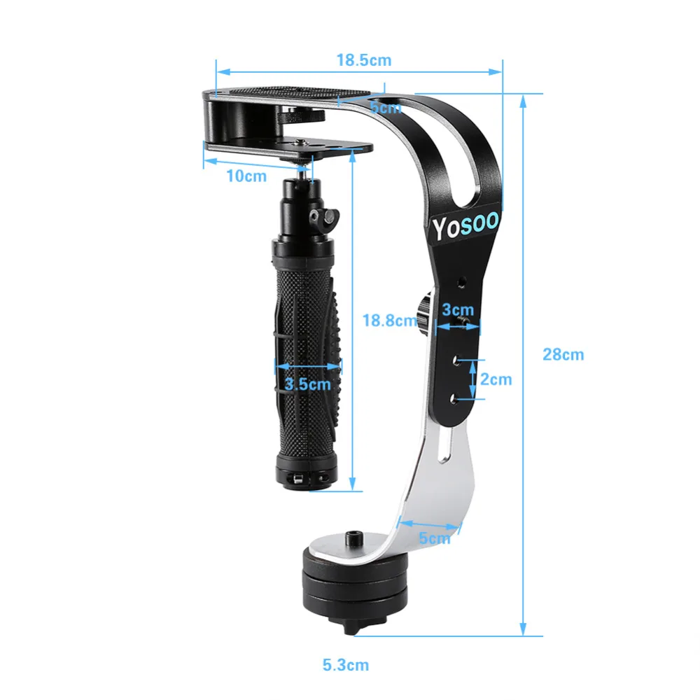 Портативный ручной видео Стабилизатор Steadycam для GoPro DSLR SLR DV камеры