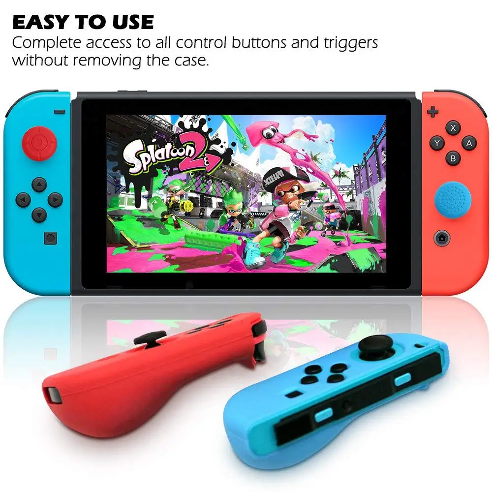 Силиконовый чехол для Nintendo Switch Cover Joycon Case мягкий контроллер оболочка консоль