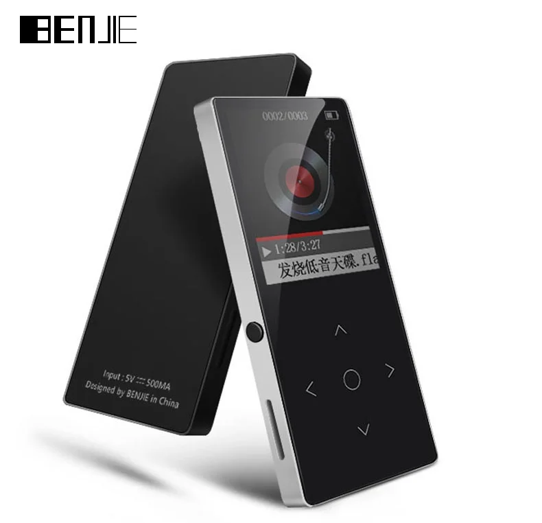 BENJIE 8G сенсорные клавиши Bluetooth MP3 плеер 8 мм тонкий музыкальный плеер MP3-плеер Поддержка bluetooth FM Электронная книга рекордер TF электронная книга