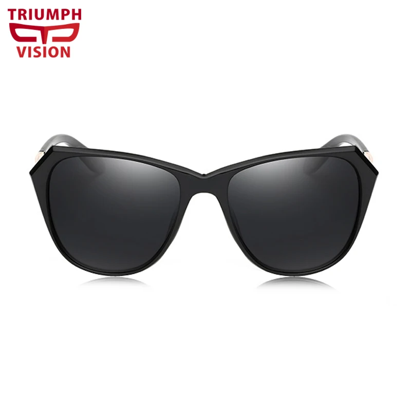 Женские зеркальные солнцезащитные очки TRIUMPH VISION серебристые Элегантные