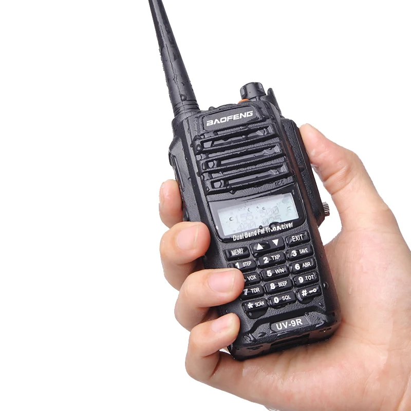 2 шт. Baofeng IP67 UV-9R Walkie Talkie Водонепроницаемый 10 км Dual Band UV9R двухстороннее радиолюбителей морской домофон Водонепроницаемая рация