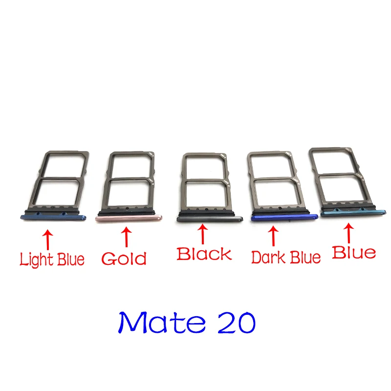 Для Huawei Mate 20 Lite Pro X 20X Micro Nano держатель для SIM карты лоток слота адаптер