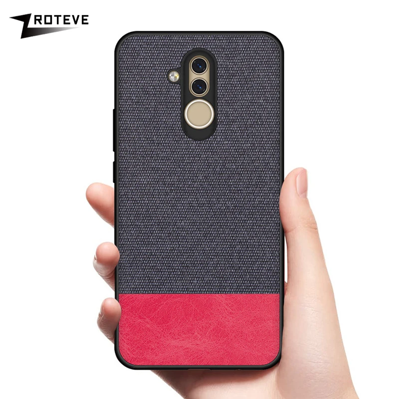 Чехол для Huawei Mate 20 Lite Мягкий тканевый чехол из ТПУ с краями Mate20 телефона|Бамперы| |
