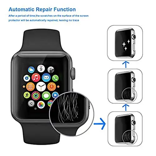 2 шт/5 шт 3D часы Защитная пленка для iWatch Apple Watch 1 3 серии 38 мм 42 гидрогель мягкая