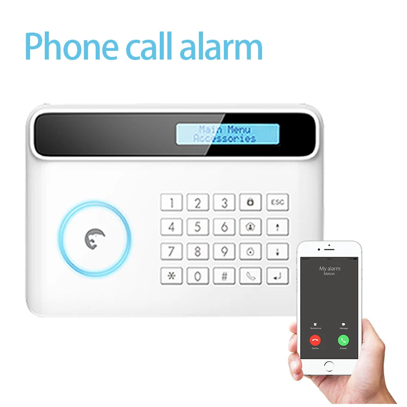 Etiger GSM + PSTN сигнализация Беспроводной приложение Управление дома защитить