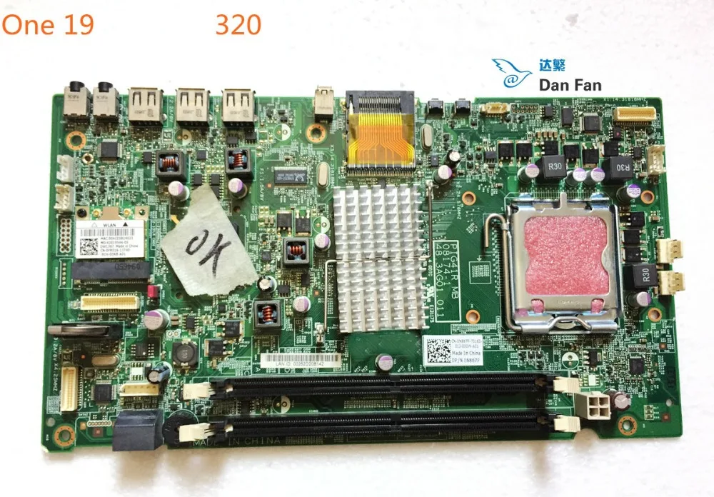 

0N867P For DELL Inspiron 19 320 AIO Motherboard PIG41R 08174-1 48.3AG01.011 Mainboard 100%tested fully work