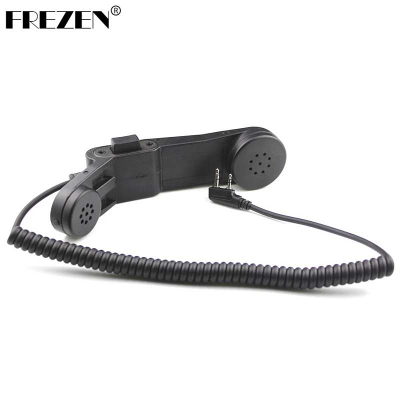 walkie talkie handphone k plug hand mic z tac element h250 ptt communication station handle microphone for kenwood baofeng free global shipping