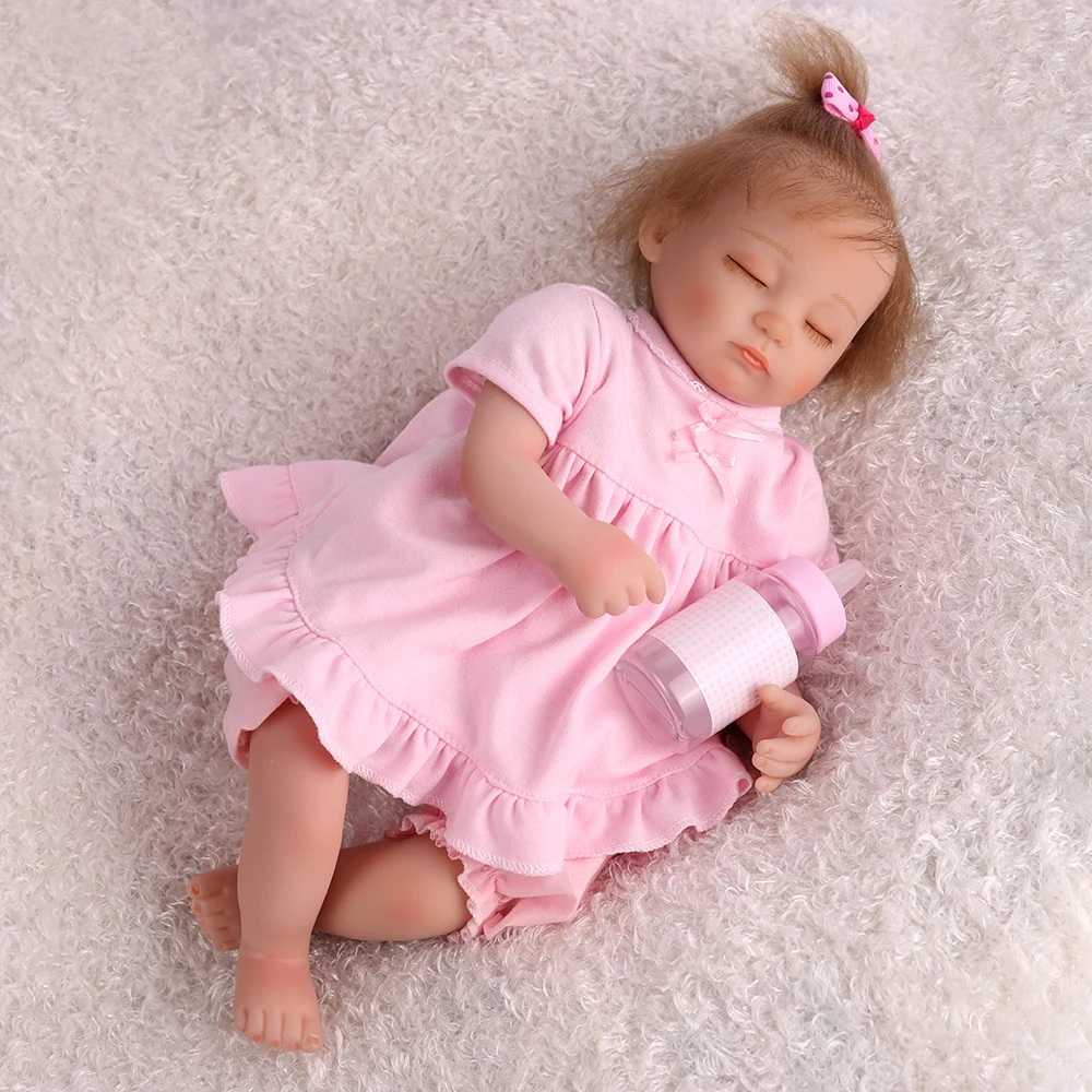 KAYDORA Reborn Baby Doll 16 дюймов 40 см розовые виниловые куклы принцессы плюшевые игрушки